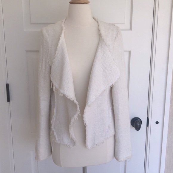 10 Crosby Derek Lam Jackets & Blazers - 10 Crosby Derek Lam White Distressed Jacket 8